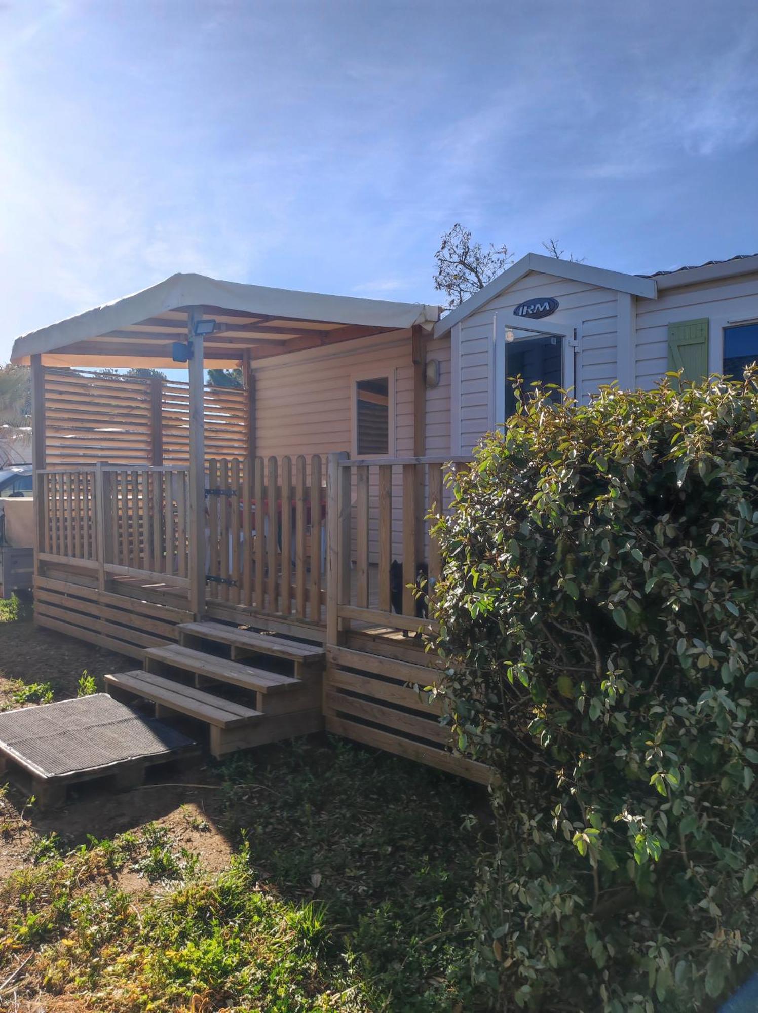 Mobil Home Lucky Climatise Camping Novela Port La Nouvelle Bagian luar foto